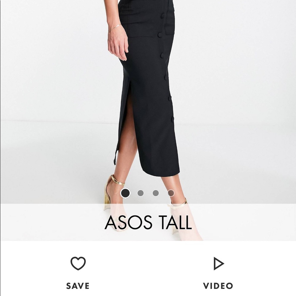 Puff sleeve woven fabric midi drsss
